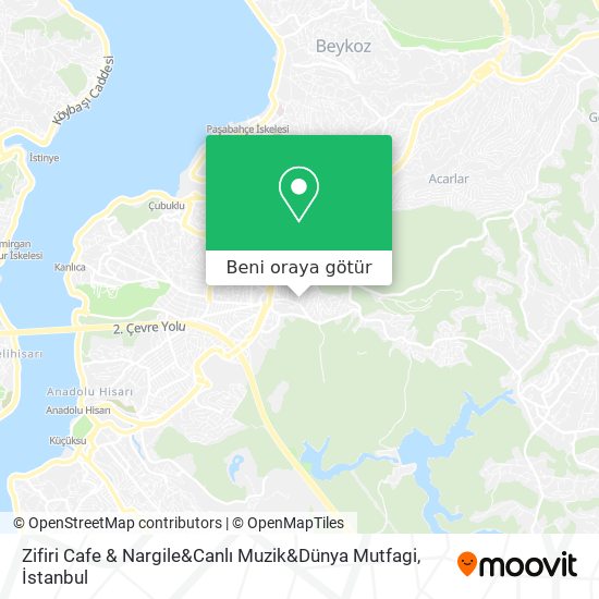 Zifiri Cafe & Nargile&Canlı Muzik&Dünya Mutfagi harita