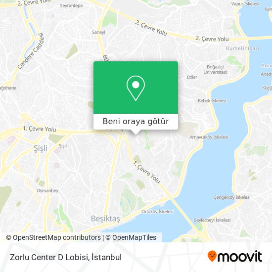 Zorlu Center D Lobisi harita