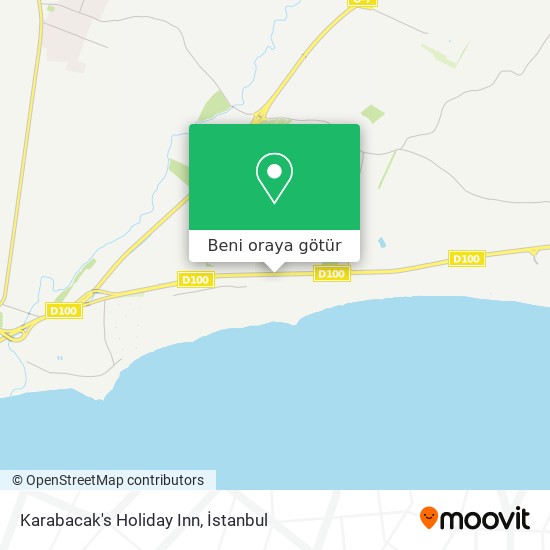 Karabacak's Holiday Inn harita