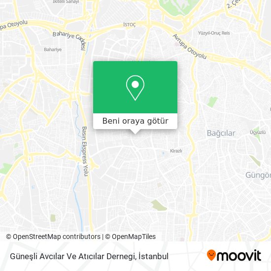 Güneşli Avcılar Ve Atıcılar Dernegi harita