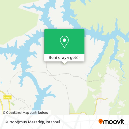 Kurtdoğmuş Mezarlığı harita