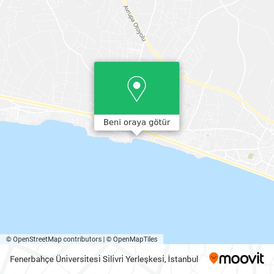 Fenerbahçe Üni̇versi̇tesi̇ Si̇li̇vri̇  Yerleşkesi̇ harita
