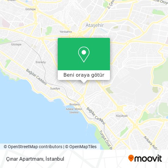 Çınar Apartmanı harita