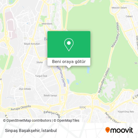 Sinpaş Başakşehir harita