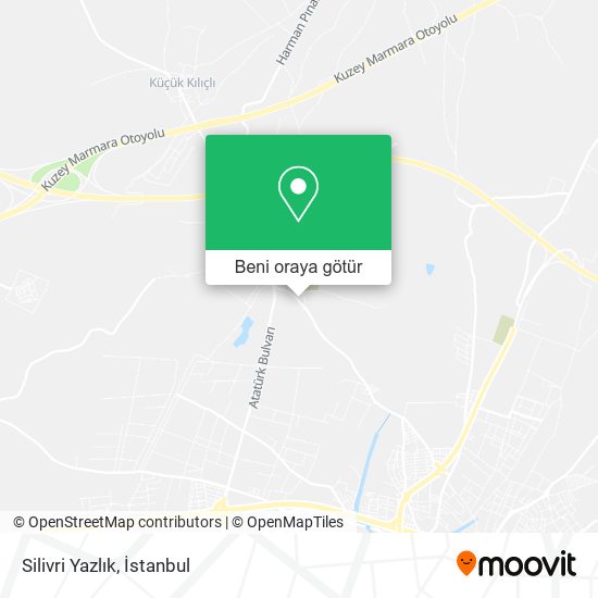 Silivri Yazlık harita