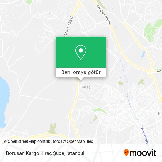 Borusan Kargo Kıraç Şube harita
