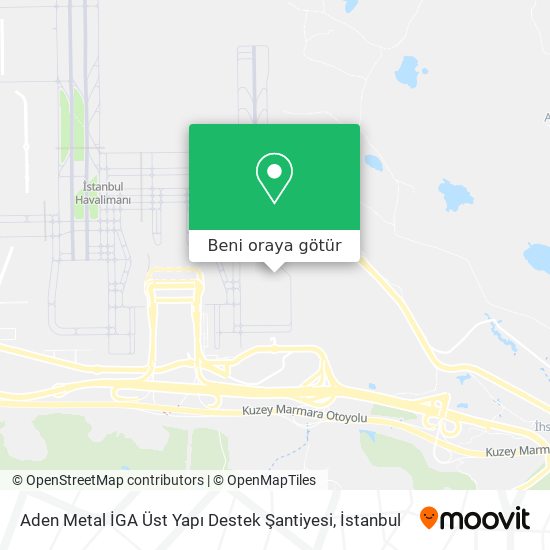 Aden Metal İGA Üst Yapı Destek Şantiyesi harita
