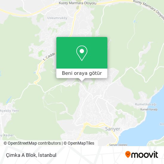 Çimka A Blok harita