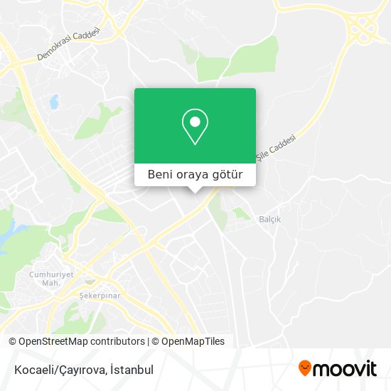 Kocaeli/Çayırova harita