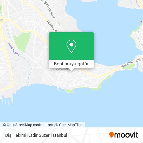 Diş Hekimi Kadir Süzer harita