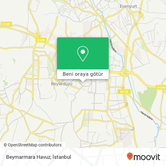 Beymarmara Havuz harita