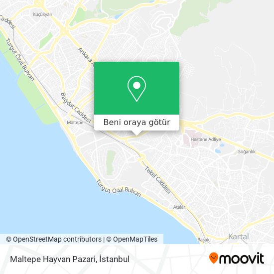 Maltepe Hayvan Pazari harita