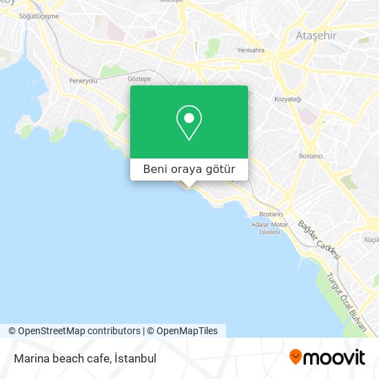 Marina beach cafe harita