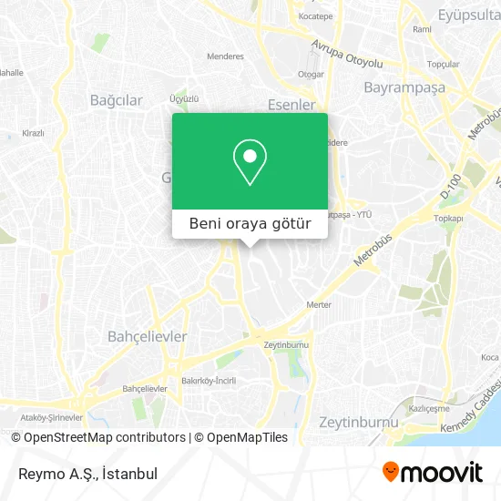 Reymo A.Ş. harita
