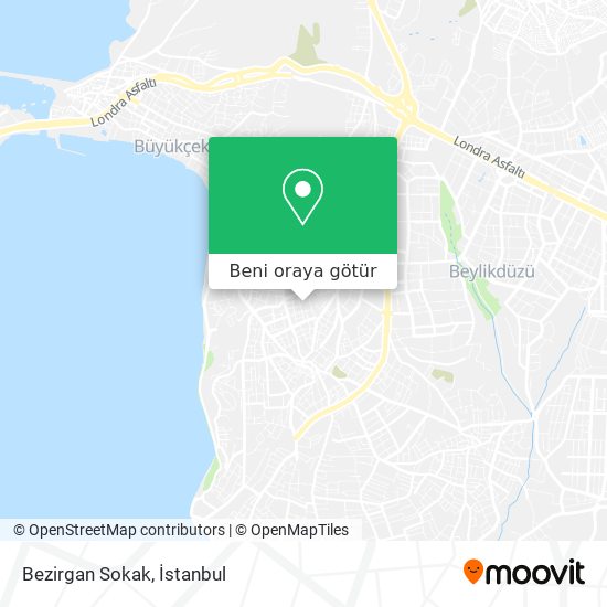 Bezirgan Sokak harita