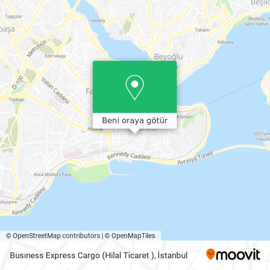 Busıness Express Cargo (Hilal Ticaret ) harita