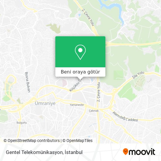 Gentel Telekomünikasyon harita