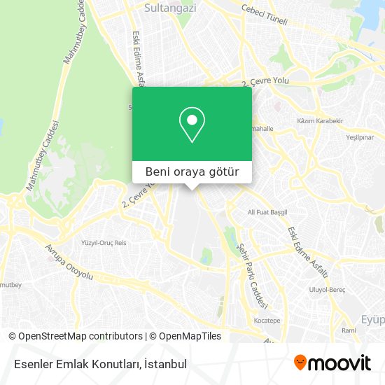 Esenler Emlak Konutları harita