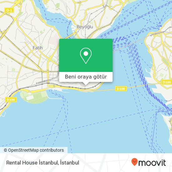 Rental House İstanbul harita