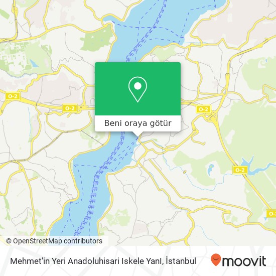 Mehmet'in Yeri Anadoluhisari Iskele YanI harita