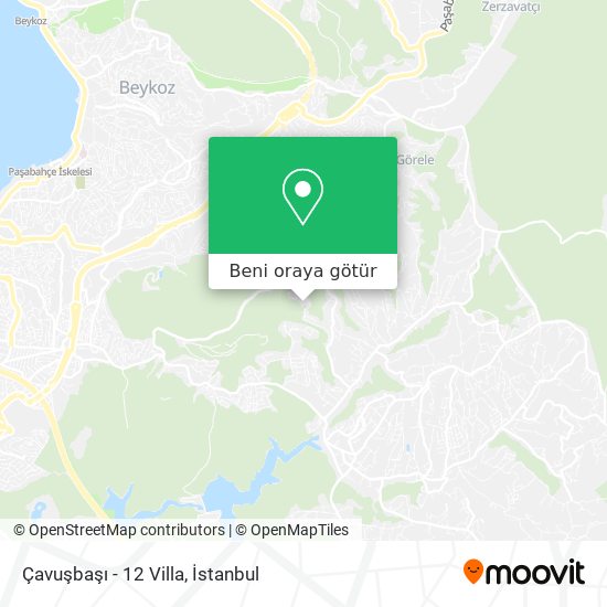 Çavuşbaşı - 12 Villa harita