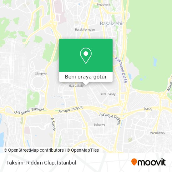 Taksim- Rıddım Clup harita