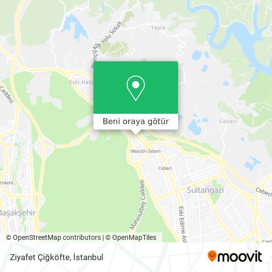 Ziyafet Çiğköfte harita