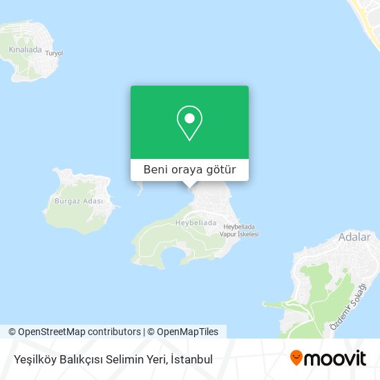 Yeşilköy Balıkçısı Selimin Yeri harita