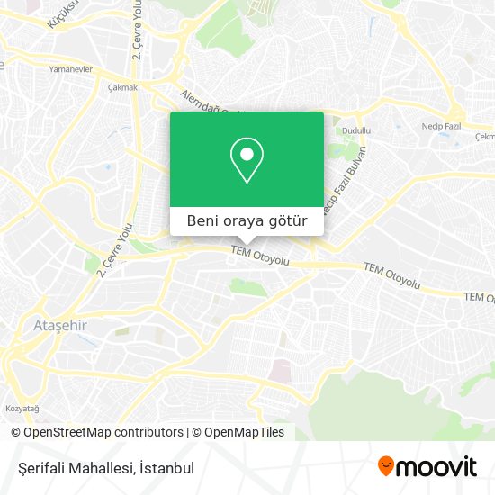 Şerifali Mahallesi harita