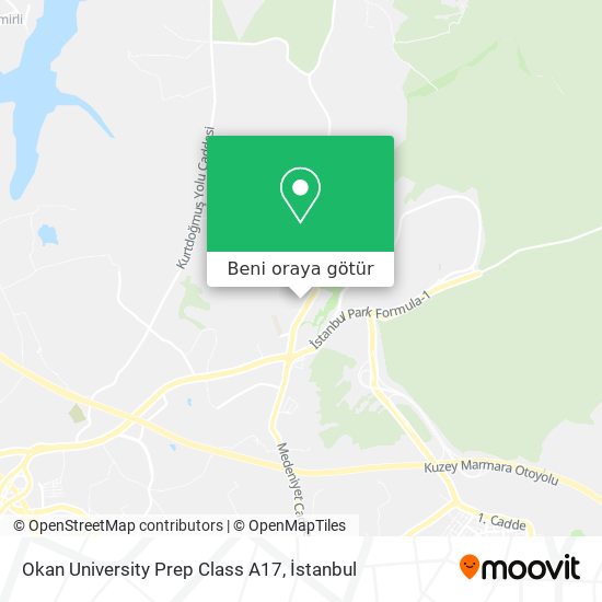 Okan University Prep Class A17 harita