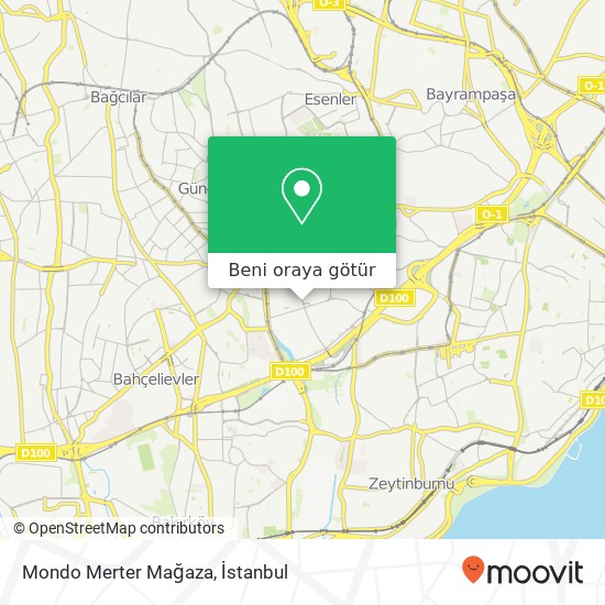 Mondo Merter Mağaza harita