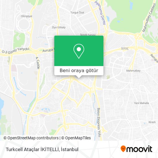 Turkcell Ataçlar İKİTELLİ harita
