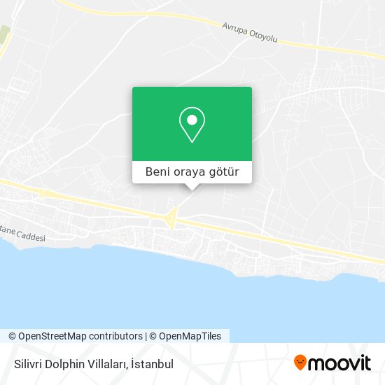 Silivri Dolphin Villaları harita