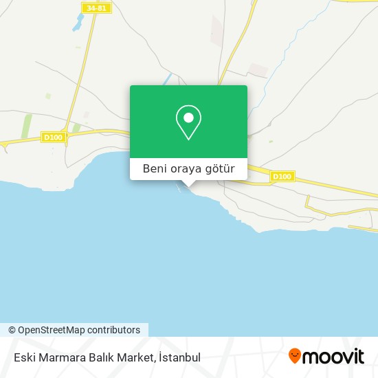 Eski Marmara Balık Market harita