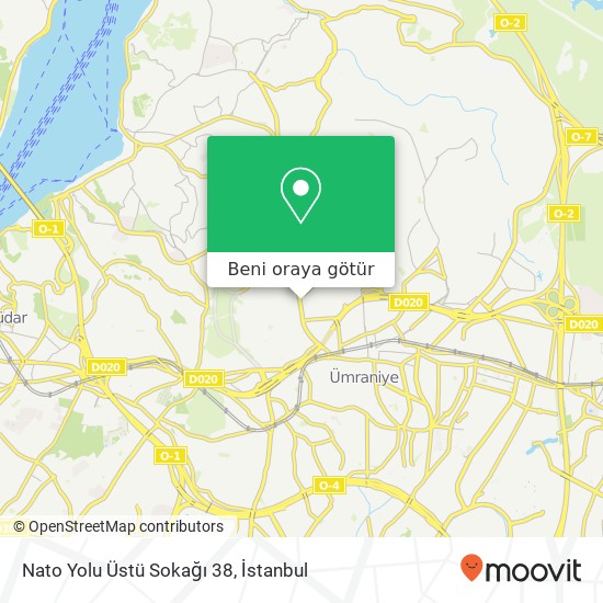 Nato Yolu Üstü Sokağı 38 harita