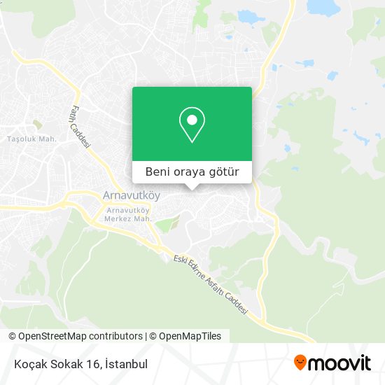 Koçak Sokak 16 harita