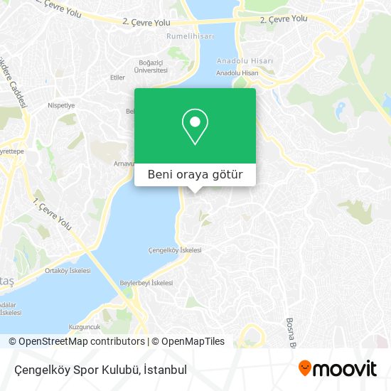 Çengelköy Spor Kulubü harita