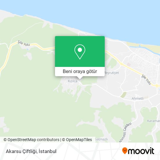 Akarsu Çiftliği harita