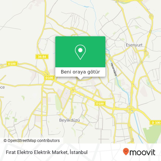 Fırat  Elektro  Elektrik Market harita