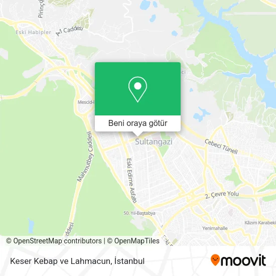 Keser Kebap ve Lahmacun harita