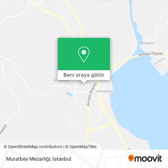Muratbey Mezarliği harita
