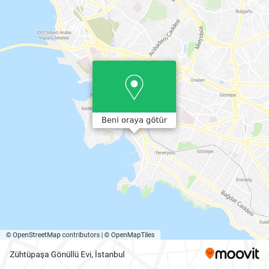 Zühtüpaşa Gönüllü Evi harita