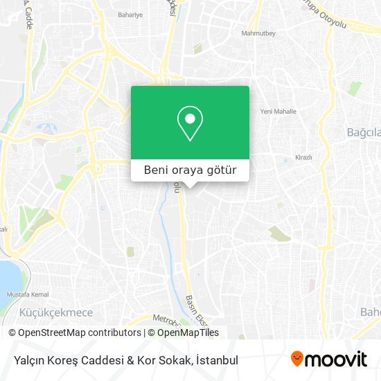 Yalçın Koreş Caddesi & Kor Sokak harita