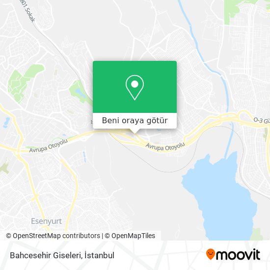 Bahcesehir Giseleri harita