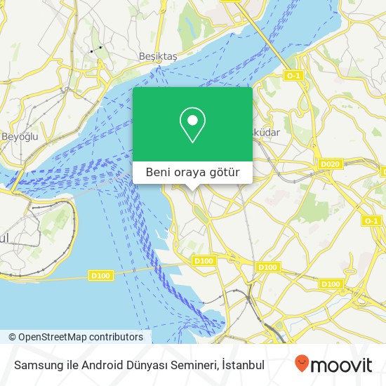 Samsung ile Android Dünyası Semineri harita