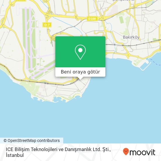 ICE Bilişim Teknolojileri ve Danışmanlık Ltd. Şti. harita