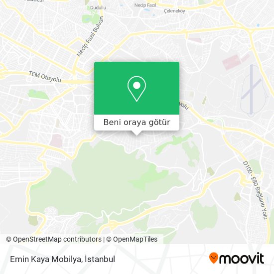 Emin Kaya Mobilya harita