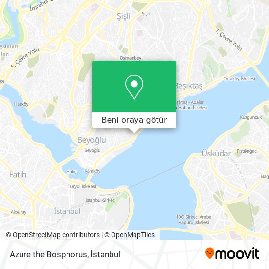 Azure the Bosphorus harita