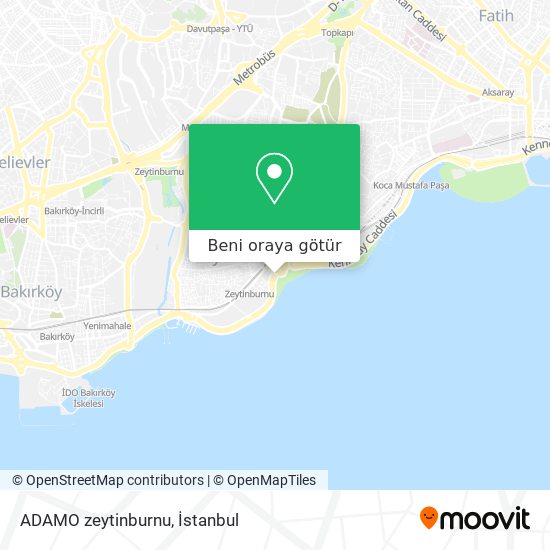 ADAMO zeytinburnu harita