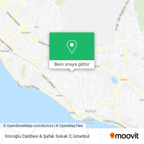 Köroğlu Caddesi & Şafak Sokak 2 harita